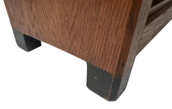 Art Deco Amsterdamse School Open Bookcase by Willem Penaat for Metz & Co., 1920s